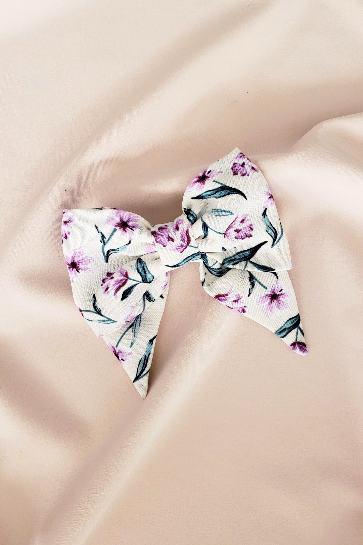 Gancho Fleur - Perla Flores Lila