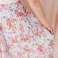 Falda Plisada Azucena - Celeste Floral
